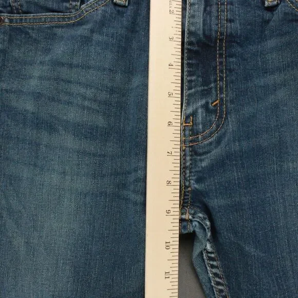 Levis 513 Jeans Mens 33x30 Blue Denim Slim Straight Medium Wash Actual 32x27 - Picture 6 of 11